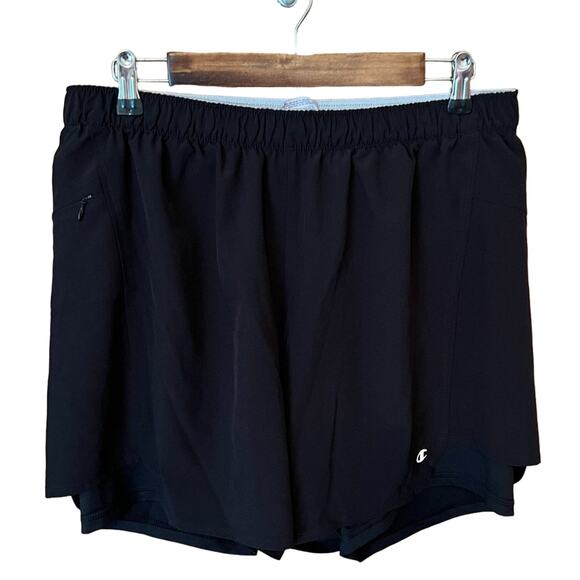 Champion Black Running Shorts Size 1X - Picture 1 of 4